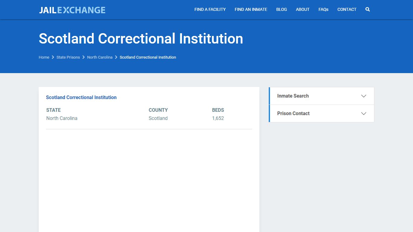 Scotland Correctional Institution Prisoner Search ...